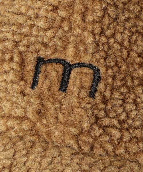 green label relaxing（グリーンレーベルリラクシング）の「ボアキャップ ◆（キャップ・キッズ・ベージュ/ネイビー・52-54cm）」の5枚目の写真