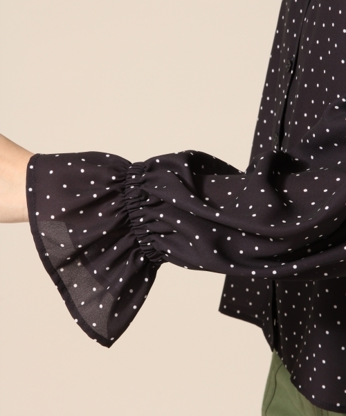 LOWRYS FARM(ローリーズファーム)の「JZドットブラウス 784925 (シャツ/ブラウス・レディース・ライラック/オフホワイト/ブラック・LARGE/MEDIUM)」の10枚目の写真