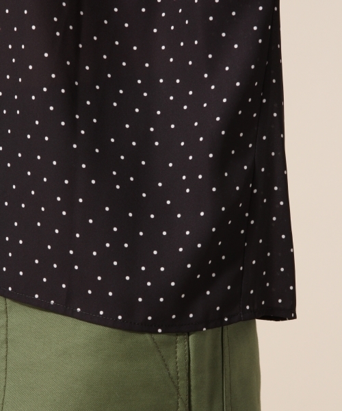 LOWRYS FARM(ローリーズファーム)の「JZドットブラウス 784925 (シャツ/ブラウス・レディース・ライラック/オフホワイト/ブラック・LARGE/MEDIUM)」の11枚目の写真