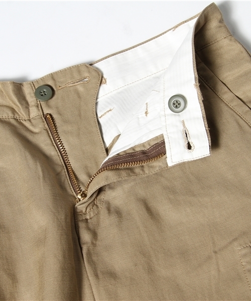 alcali（アルカリ）の「PAPER CHEST SELECT/KIFFE ﾊﾟﾝﾂ（カーゴパンツ・レディース・ベージュ/オリーブ・2/3/4）」の8枚目の写真