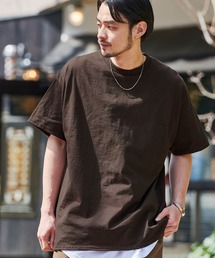 GILDAN | ギルダン ビッグシルエット USAオーバーサイズ 1/2スリーブTシャツ 無地T トップス Tシャツ(Tシャツ/カットソー)