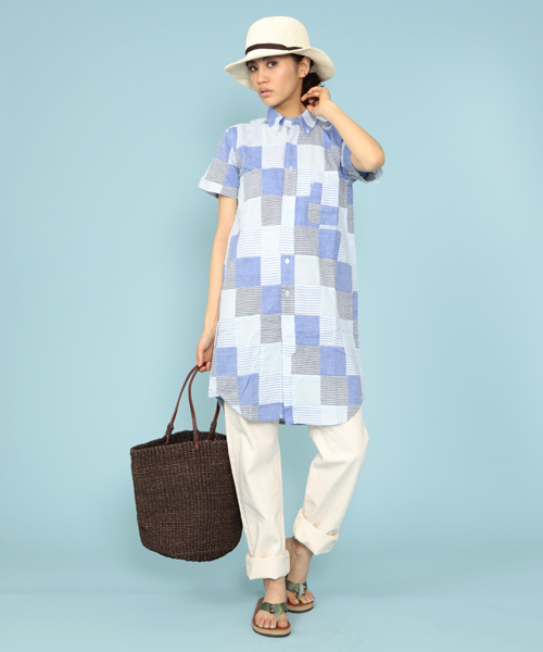 BEAMS BOY(ビームスボーイ)の「 ANJOU CHOUETTE / ABACA BAG(かごバッグ・レディース・ナチュラル/ブラウン・ONE SIZE)」の9枚目の写真