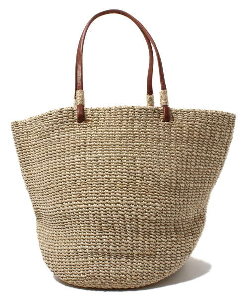 BEAMS BOY(ビームスボーイ)の「 ANJOU CHOUETTE / ABACA BAG(かごバッグ・レディース・ナチュラル/ブラウン・ONE SIZE)」の2枚目の写真