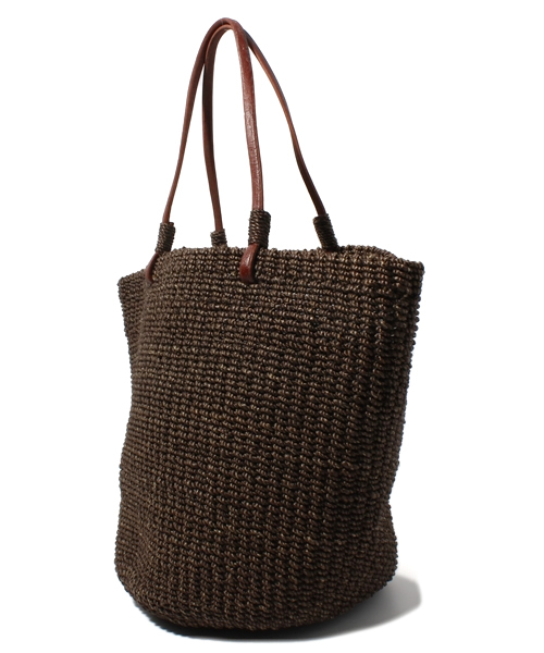 BEAMS BOY(ビームスボーイ)の「 ANJOU CHOUETTE / ABACA BAG(かごバッグ・レディース・ナチュラル/ブラウン・ONE SIZE)」の3枚目の写真