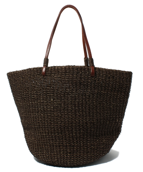 BEAMS BOY(ビームスボーイ)の「 ANJOU CHOUETTE / ABACA BAG(かごバッグ・レディース・ナチュラル/ブラウン・ONE SIZE)」の4枚目の写真
