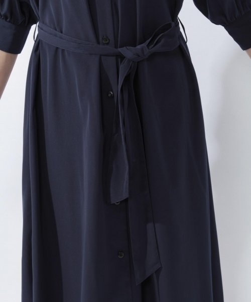 laboratory work（ラボラトリーワーク）の「ドルマンショートスリーブトロミワンピース（ワンピース・レディース・ネイビー/グレー系その他/キャメル・MEDIUM）」の17枚目の写真