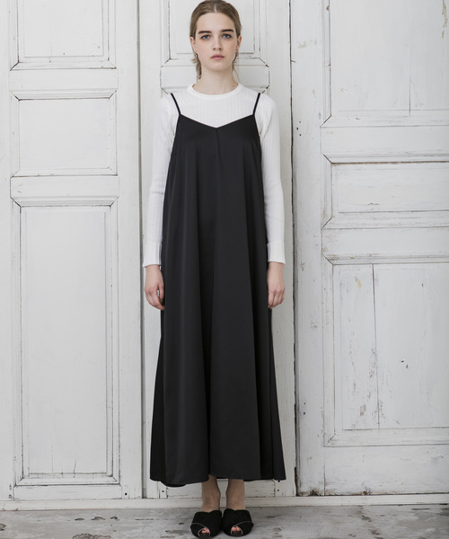 Emma Taylor（エマテイラー）の「サテンキャミドレス（ドレス・レディース・ブラック/グリーン・FREE）」の12枚目の写真