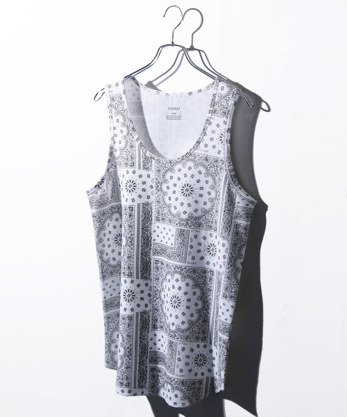 WEGO（ウィゴー）の「WEGO/ワッフルラウンドタンクトップ（タンクトップ・メンズ・ホワイト/その他1/その他2/その他3/その他4/その他5・SMALL/LARGE/MEDIUM）」の3枚目の写真