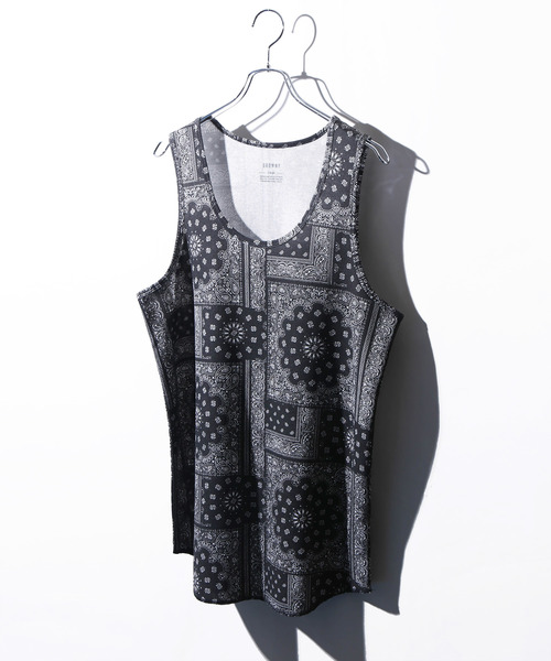 WEGO（ウィゴー）の「WEGO/ワッフルラウンドタンクトップ（タンクトップ・メンズ・ホワイト/その他1/その他2/その他3/その他4/その他5・SMALL/LARGE/MEDIUM）」の4枚目の写真