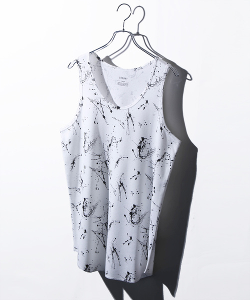 WEGO（ウィゴー）の「WEGO/ワッフルラウンドタンクトップ（タンクトップ・メンズ・ホワイト/その他1/その他2/その他3/その他4/その他5・SMALL/LARGE/MEDIUM）」の5枚目の写真