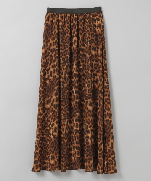 JEANASIS（ジーナシス）の「ムジガラマキシスカート/808040（スカート・レディース・レオパード/パイソン/ボルドー/チャコールグレー・FREE）」の3枚目の写真