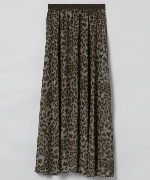 JEANASIS（ジーナシス）の「ムジガラマキシスカート/808040（スカート・レディース・レオパード/パイソン/ボルドー/チャコールグレー・FREE）」の2枚目の写真