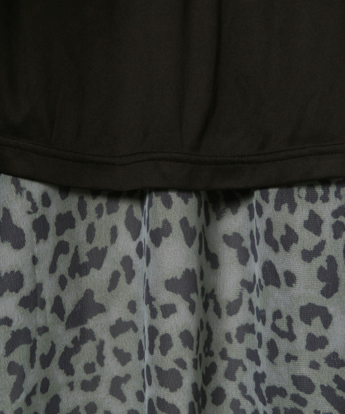 JEANASIS（ジーナシス）の「ムジガラマキシスカート/808040（スカート・レディース・レオパード/パイソン/ボルドー/チャコールグレー・FREE）」の7枚目の写真