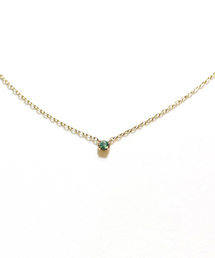 lily of the valley | 【K10】ワンポイントジュエリーネックレス(ネックレス)