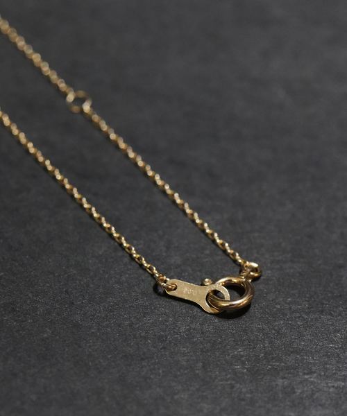 lily of the valley(リリーオブザバレイ)の「【K10】ワンポイントジュエリーネックレス(ネックレス・レディース・レッド/ピンク/ブルー/グリーン・FREE)」の6枚目の写真