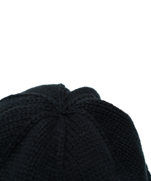 crepuscule(クレプスキュール)の「crepuscule knit cap 1(ニットキャップ/ビーニー・メンズ・ブラック/ネイビー/ブラウン/カーキ/グレイッシュベージュ・FREE)」の6枚目の写真