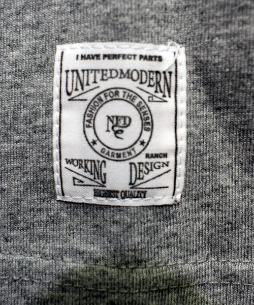 Ranch standard（ランチスタンダード）の「【Ranch Standard】 RA18-085 ドルマンスリーブTEE ビッグシルエット（Tシャツ/カットソー・メンズ・オフホワイト/杢グレー・2/3）」の5枚目の写真