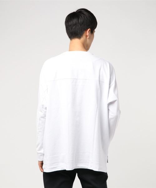 Ranch standard（ランチスタンダード）の「【Ranch Standard】 RA18-085 ドルマンスリーブTEE ビッグシルエット（Tシャツ/カットソー・メンズ・オフホワイト/杢グレー・2/3）」の3枚目の写真