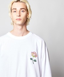 rehacer | rehacer STAND : Flower Rose L/S T(Tシャツ/カットソー)