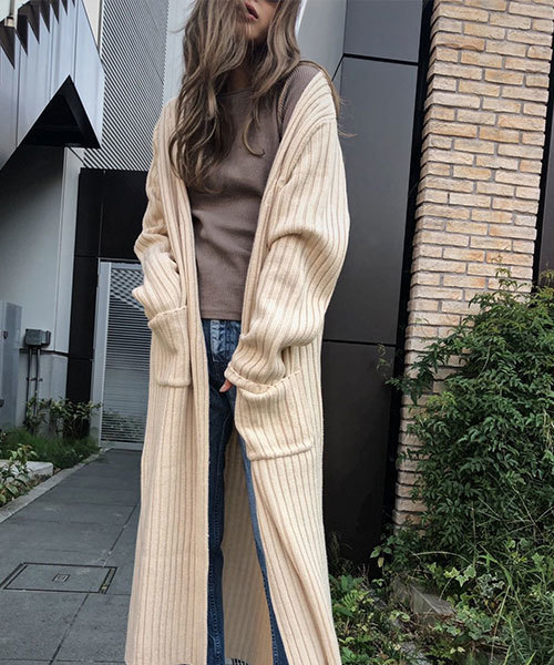TRUNC88  さのまい  Bulky Knit Long Cardigan TRUNC 88（トランクエイティーエイト）の「Bulky Knit Long