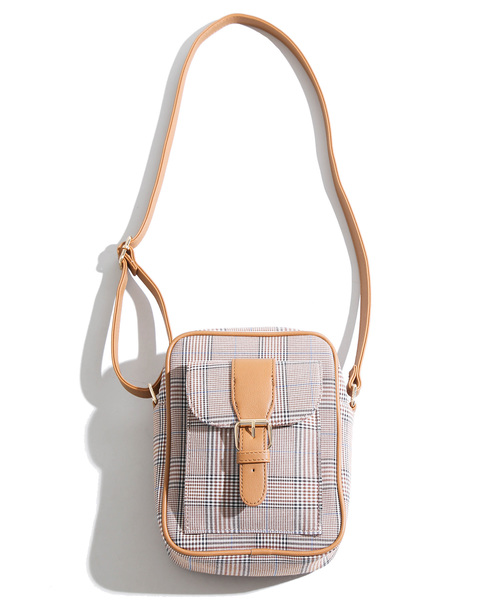 WEGO（ウィゴー）の「WEGO/ベルトポケットミニショルダーバッグ（ショルダーバッグ・レディース・ブラック/その他1・FREE）」の4枚目の写真