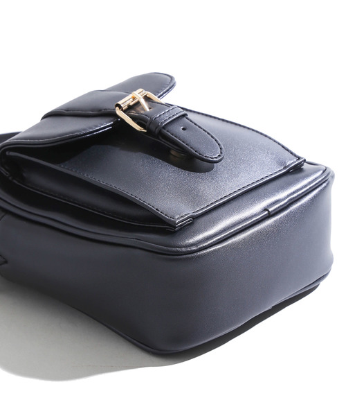 WEGO（ウィゴー）の「WEGO/ベルトポケットミニショルダーバッグ（ショルダーバッグ・レディース・ブラック/その他1・FREE）」の7枚目の写真