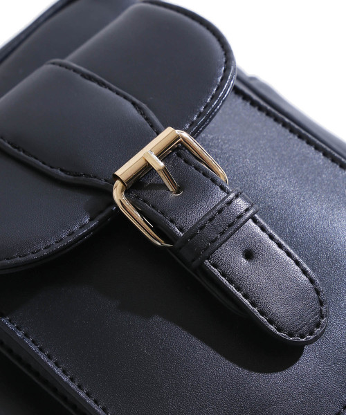 WEGO（ウィゴー）の「WEGO/ベルトポケットミニショルダーバッグ（ショルダーバッグ・レディース・ブラック/その他1・FREE）」の10枚目の写真