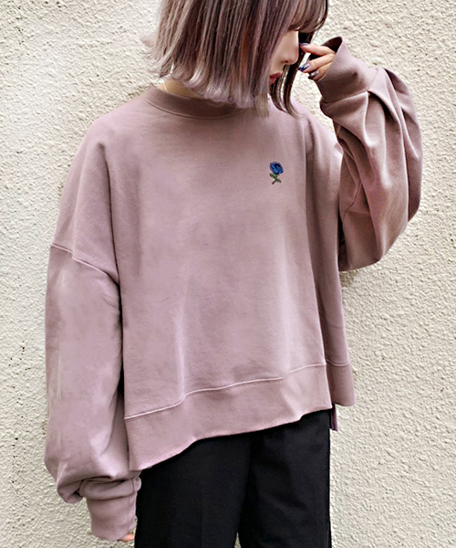 apres jour（アプレジュール）の「アソート柄レトロプリントスウェット【ZOZOTOWN限定アイテム】（スウェット・レディース・ベージュ/オフホワイト/サックスブルー/その他/ラベンダー・フリー）」の14枚目の写真