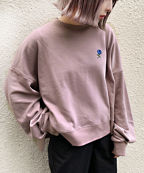 apres jour（アプレジュール）の「アソート柄レトロプリントスウェット【ZOZOTOWN限定アイテム】（スウェット・レディース・ベージュ/オフホワイト/サックスブルー/その他/ラベンダー・フリー）」の15枚目の写真