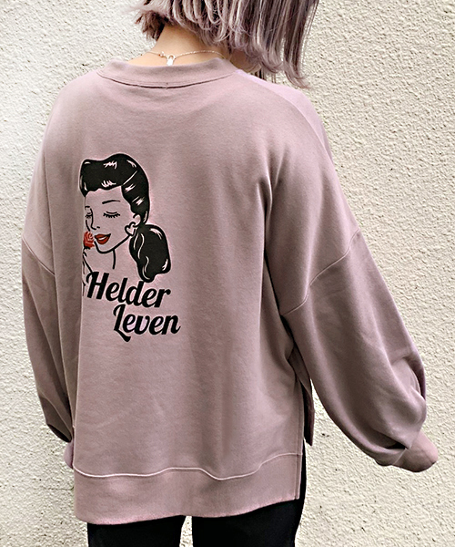 apres jour（アプレジュール）の「アソート柄レトロプリントスウェット【ZOZOTOWN限定アイテム】（スウェット・レディース・ベージュ/オフホワイト/サックスブルー/その他/ラベンダー・フリー）」の16枚目の写真