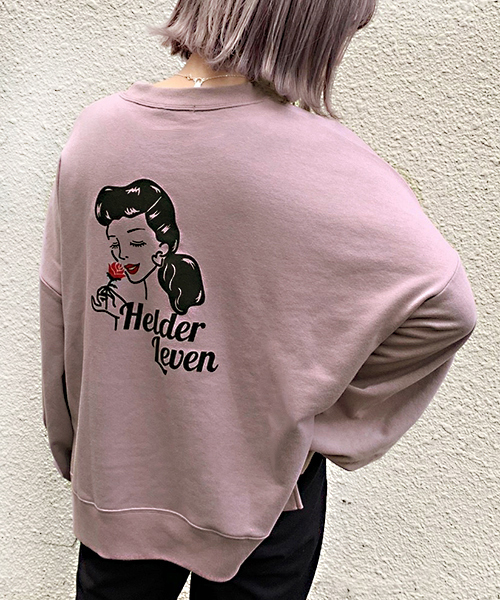 apres jour（アプレジュール）の「アソート柄レトロプリントスウェット【ZOZOTOWN限定アイテム】（スウェット・レディース・ベージュ/オフホワイト/サックスブルー/その他/ラベンダー・フリー）」の18枚目の写真