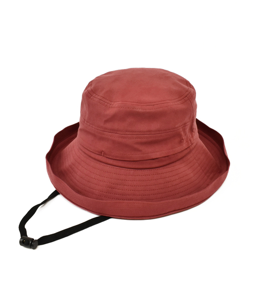 OVERRIDE(オーバーライド)の「【ミルサ】『UVカット』コットンハット(ハット・レディース・ダークグリーン/ホワイト/レッド/ブルー/ベージュ/ブラック/ネイビー/グレー・58cm/60cm/54cm/62cm/56cm)」の16枚目の写真