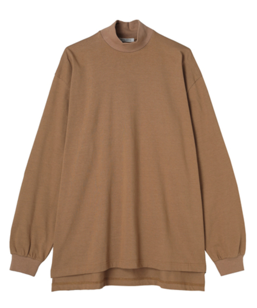 CLANE(クラネ)の「UPNECK TOPS(Tシャツ/カットソー・メンズ・ブラック/ホワイト/ベージュ・1/2)」の1枚目の写真