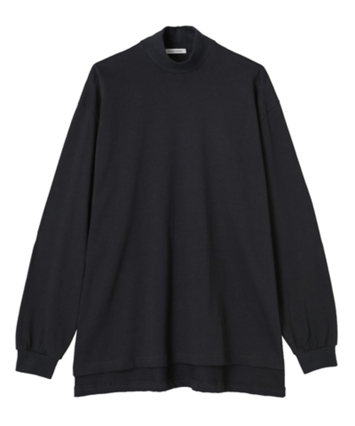 CLANE(クラネ)の「UPNECK TOPS(Tシャツ/カットソー・メンズ・ブラック/ホワイト/ベージュ・1/2)」の3枚目の写真