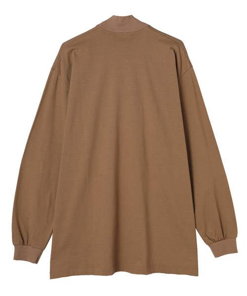 CLANE(クラネ)の「UPNECK TOPS(Tシャツ/カットソー・メンズ・ブラック/ホワイト/ベージュ・1/2)」の6枚目の写真