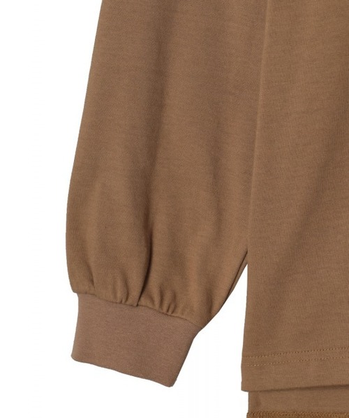 CLANE(クラネ)の「UPNECK TOPS(Tシャツ/カットソー・メンズ・ブラック/ホワイト/ベージュ・1/2)」の4枚目の写真