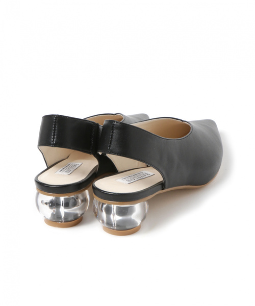 BAYFLOW（ベイフロー）の「クリアヒールＶカットパンプス（パンプス・レディース・ブラック/ブラウン・LARGE/MEDIUM/SMALL）」の6枚目の写真