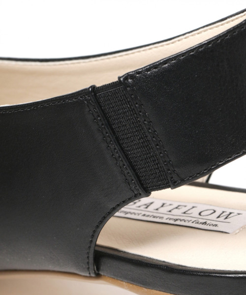 BAYFLOW（ベイフロー）の「クリアヒールＶカットパンプス（パンプス・レディース・ブラック/ブラウン・LARGE/MEDIUM/SMALL）」の9枚目の写真