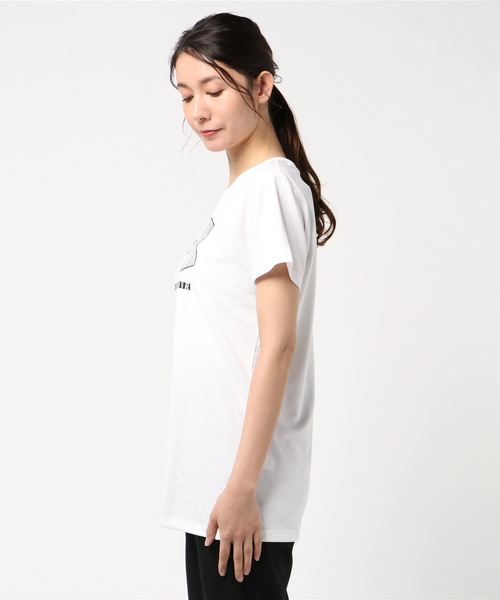 UNDER ARMOUR（アンダーアーマー）の「アンダーアーマー UNDER ARMOUR UA Tech SSC Graphic 1328900（Tシャツ/カットソー・レディース・ホワイト/グレー/ブルー/ダークグレー・S/M/XL/L）」の6枚目の写真