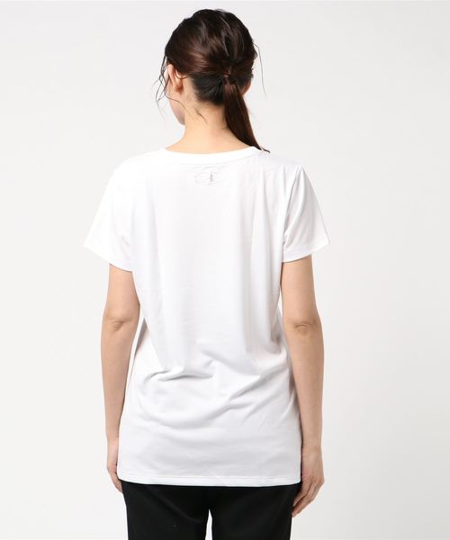 UNDER ARMOUR（アンダーアーマー）の「アンダーアーマー UNDER ARMOUR UA Tech SSC Graphic 1328900（Tシャツ/カットソー・レディース・ホワイト/グレー/ブルー/ダークグレー・S/M/XL/L）」の5枚目の写真