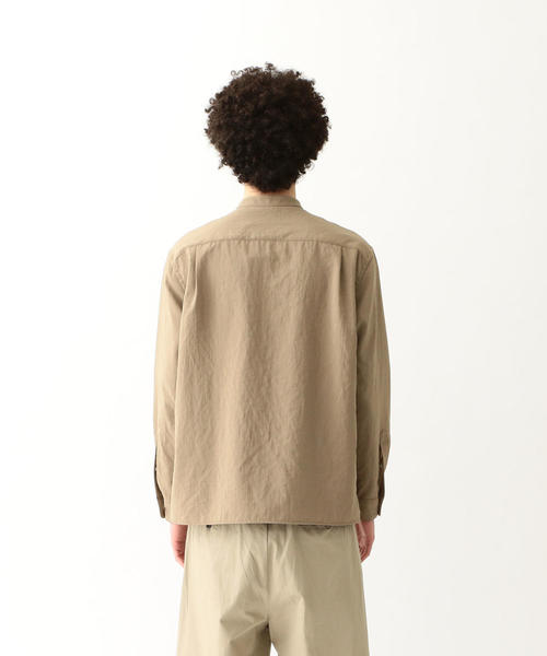 Steven Alan（スティーブンアラン）の「＜Steven Alan＞ DRY/TCH 2P BAND COLLAR SHIRT-BOLD/シャツ（シャツ/ブラウス・メンズ・ダークグレー/ベージュ・S/M/L/XL）」の12枚目の写真