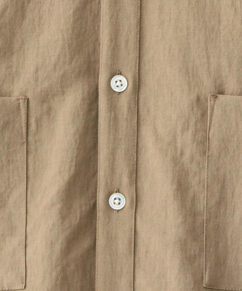 Steven Alan（スティーブンアラン）の「＜Steven Alan＞ DRY/TCH 2P BAND COLLAR SHIRT-BOLD/シャツ（シャツ/ブラウス・メンズ・ダークグレー/ベージュ・S/M/L/XL）」の9枚目の写真