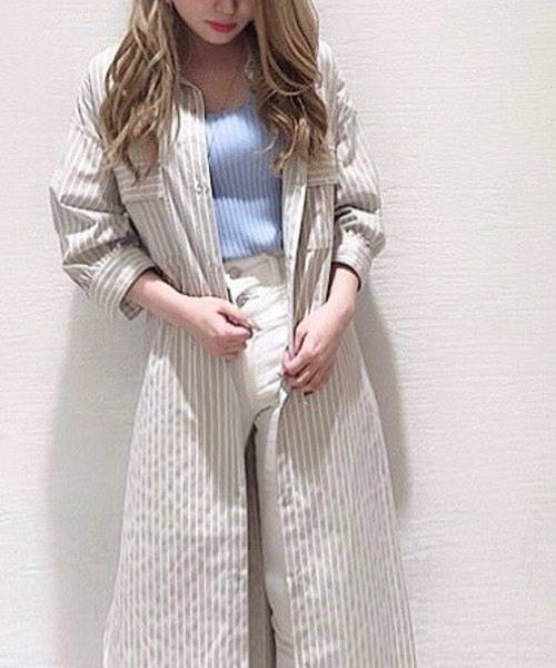 one way（ワンウェイ）の「アシメニットタンク（ニット/セーター・レディース・ライトブルー/レッド/ライトブラウン/ブラック/ベージュ/ホワイト系その他/ブルー系その他・FREE）」の6枚目の写真