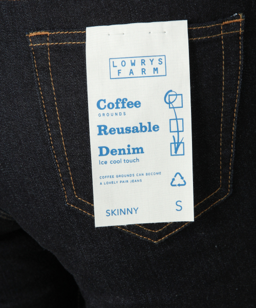 LOWRYS FARM（ローリーズファーム）の「ＩＣＥＣＡＦＥスキニーデニム　831898（デニムパンツ・レディース・ネイビー/ブルー・MEDIUM/SMALL/X-SMALL/LARGE）」の7枚目の写真