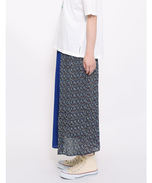 POU DOU DOU(プードゥドゥ)の「パッチワークアコーディオンプリーツスカート(スカート・レディース・ブラック/イエロー/ネイビー・3)」の15枚目の写真