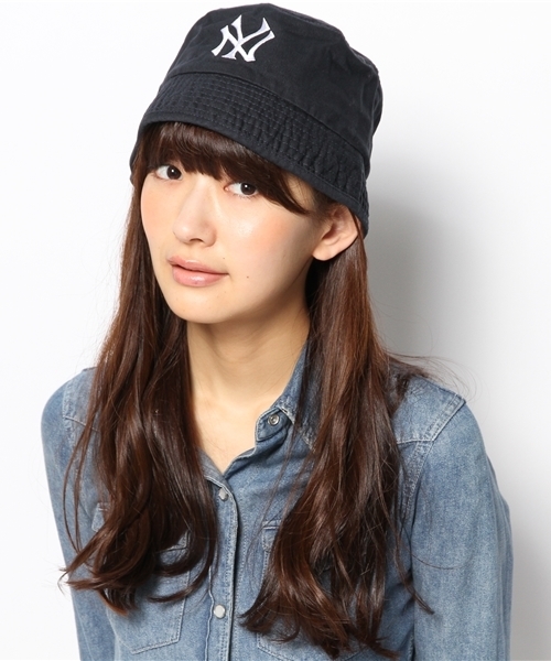 BEAMS BOY（ビームスボーイ）の「AMERICAN NEEDLE / Panel Bucket Hat（ハット・レディース・レッド/ネイビー・ONE SIZE）」の3枚目の写真