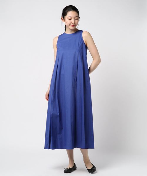 未使用 Liesse リエス ノースリーブ ワンピースドレス Liesse（リエス）の「ワッシャーノースリーブワンピース
