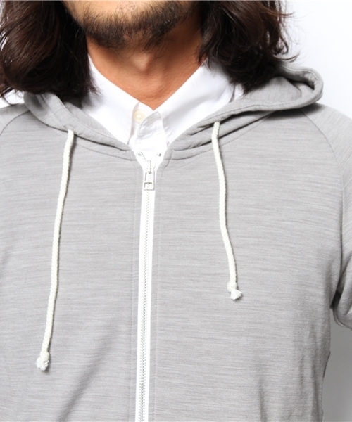 SHIPS（シップス）の「【SN】: 『BEACH HOODIE 240 JP』 ビーチパーカ（パーカー・メンズ・グレー/グリーン/ネイビー・SMALL/MEDIUM/X-SMALL）」の6枚目の写真