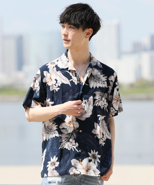 TopIsm(トップイズム)の「マルチプリントオープンカラーアロハシャツ(シャツ/ブラウス・メンズ・その他25/その他6/その他7/その他9/その他11/その他12/その他13/その他24/その他8・L/M/XL)」の2枚目の写真