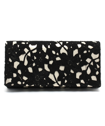 ROSE BUD | (LL ACCESSORIES) B455J FLOWER MOTIEF CLUTCH BAG(クラッチバッグ)